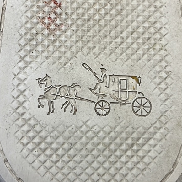 Men’s Coach Perkins White/Black Leather Lo Top Tennis Shoe Size 9.5 FG1056 - Picture 5 of 9